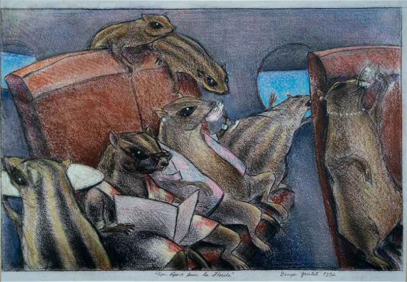 Their Departure for Florida
